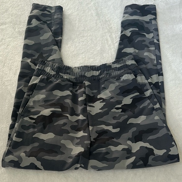 VS PINK Women’s‎ High Waist Camo Activewear Streetwear Stretch Comfy Joggers M - Picture 5 of 11